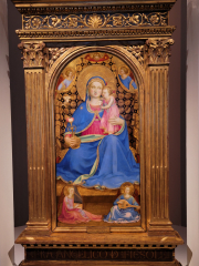Madonna of Humility (Fra Angelico,  1433-1435,) Recenly restored