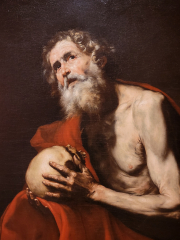 Saint Jerome in penitence (Jose de Ribera ("el Españoleto"),  1634)