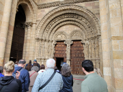 Entrance to Basilica de San Vicente in Ávila