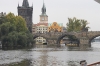 The Charles Bridge in the foreground