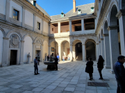 Segovia interior courtyard at Alcázar