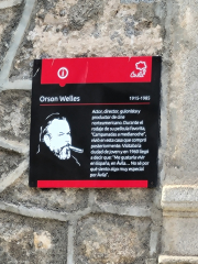 WElles said much the same thing in Essaouria, Morocco, where he also made a movie