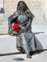 Sculpture of Santa Teresa in Ávila