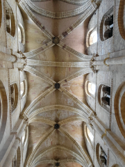 Ribbed ceiling in basilica in Ávila