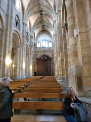 Interior of basilica in Ávila