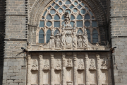Over the entrance to the basilica