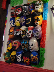 Mexican luchador masks