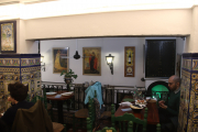 Upper dining area at Las Golendrinas