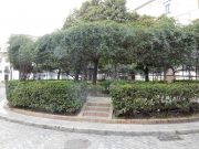 Plaza in Bario Santa Cruz