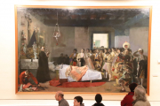 For some reason, I really like this painting, “The Death of the Master” by José Villegas Cordero