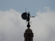 The weather vane atop La Giralda from the Mushroom observation point.