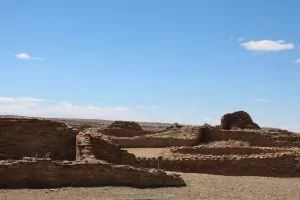 Central Plaza in Pueblo Bonita in Chaco