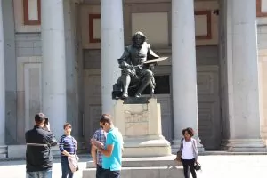 Velázquez entrance to the Prado