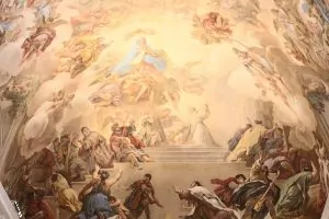 Painted Ceiling in the Sacristry