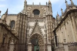 One of the entrances to the cathedral