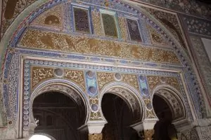 One of the interior doorways in the Alcazár