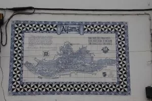 Map of Alfama streets