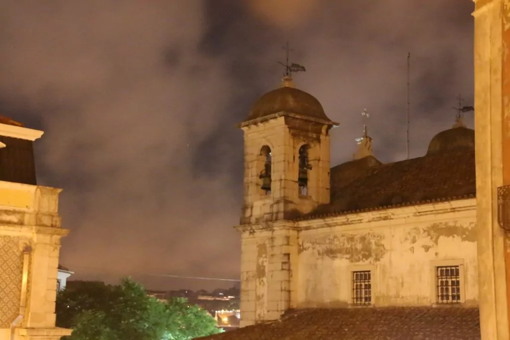 Sao Christovao church across the street form our apartment
