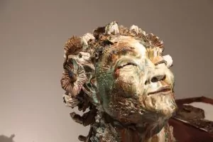 Sylvain Bongard piece from "Undersea Art" at the Tile Museum