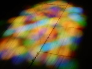 Light from a stained window