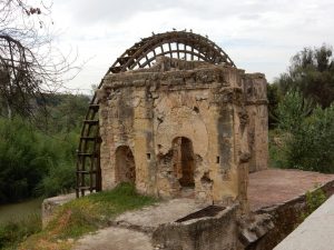 Roman era water wheel