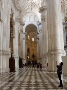 Inside the Granada Cathedral