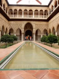 Reflecting pool at the Real Alcazar