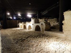Excavation and restoration (underground) of Castillo San Jorge---home of the Inquisition