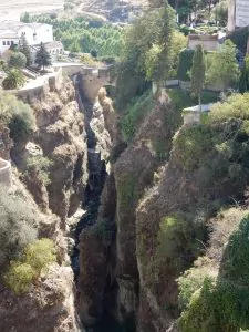 The old bridge in Ronda.