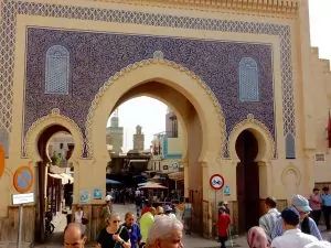 This gate to the medina looks old but is only about 100.