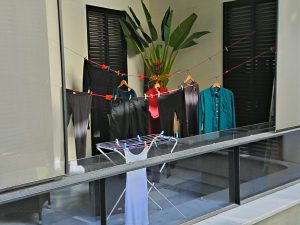 Our laundry on the balcony