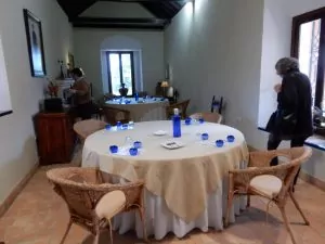 Olive Oil Tasting room at Basilippo Hacienda