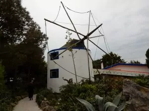 A [former] wind-driven grain mill near Cascais